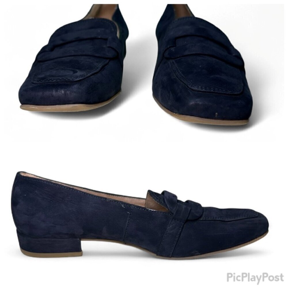 PAUL GREEN Sapphire Blue Rimona Flat Suede Loafers - Size UK 5 - Picture 14 of 14